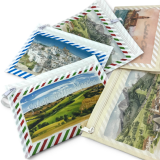 Trousse cartolina pubblieffe marche predazzo