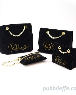 Luxury bag in velluto