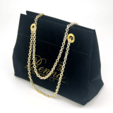 shopper velluto catena oro Renna gioielli