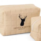 Trousse in nylon trapuntato