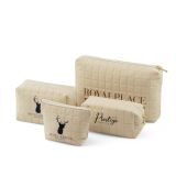 Trousse in nylon trapuntato