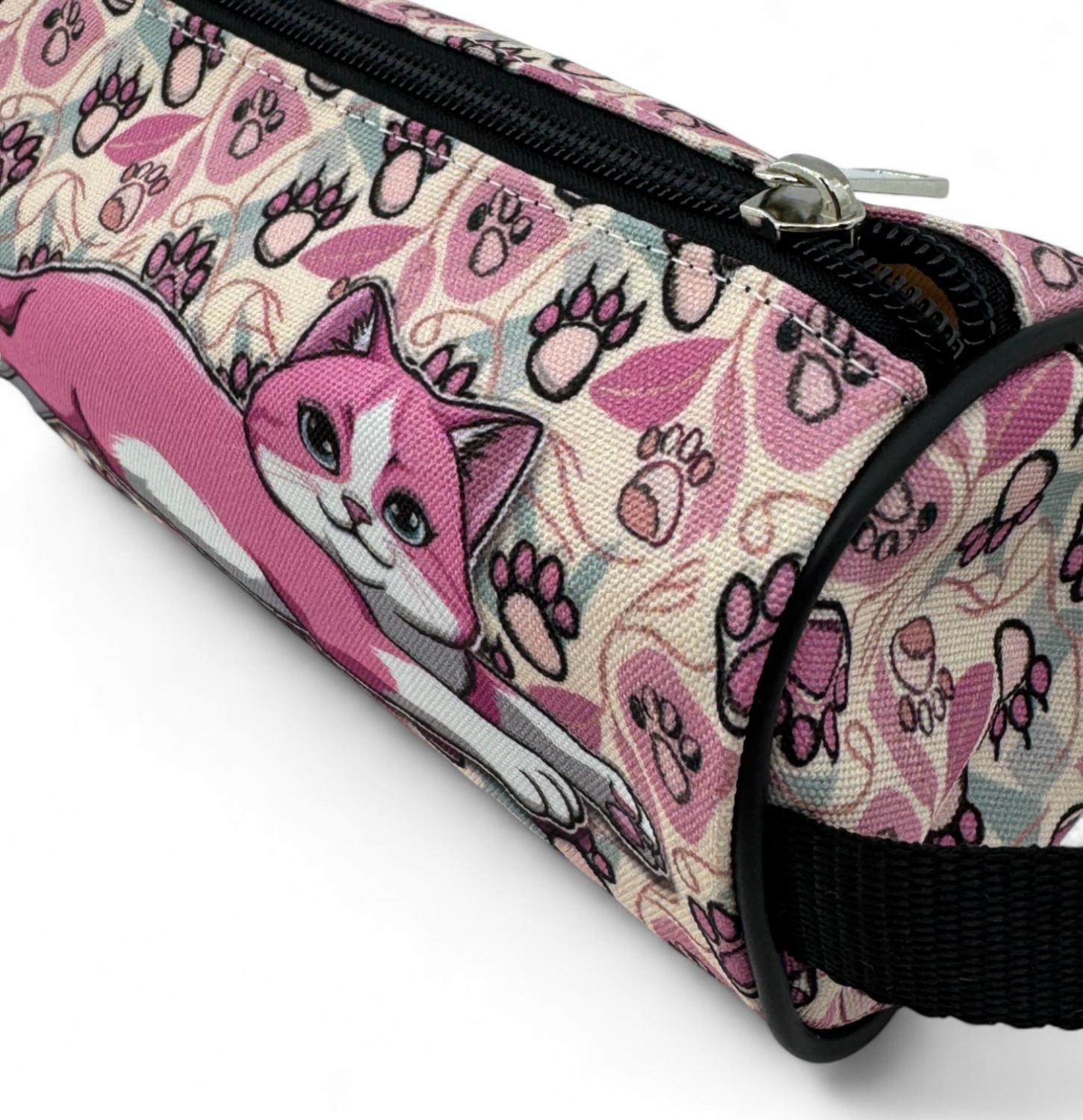 Bag Lab nylon poliestere sublimazione Ghirigò Andrea Elia astuccio cilindro gatto